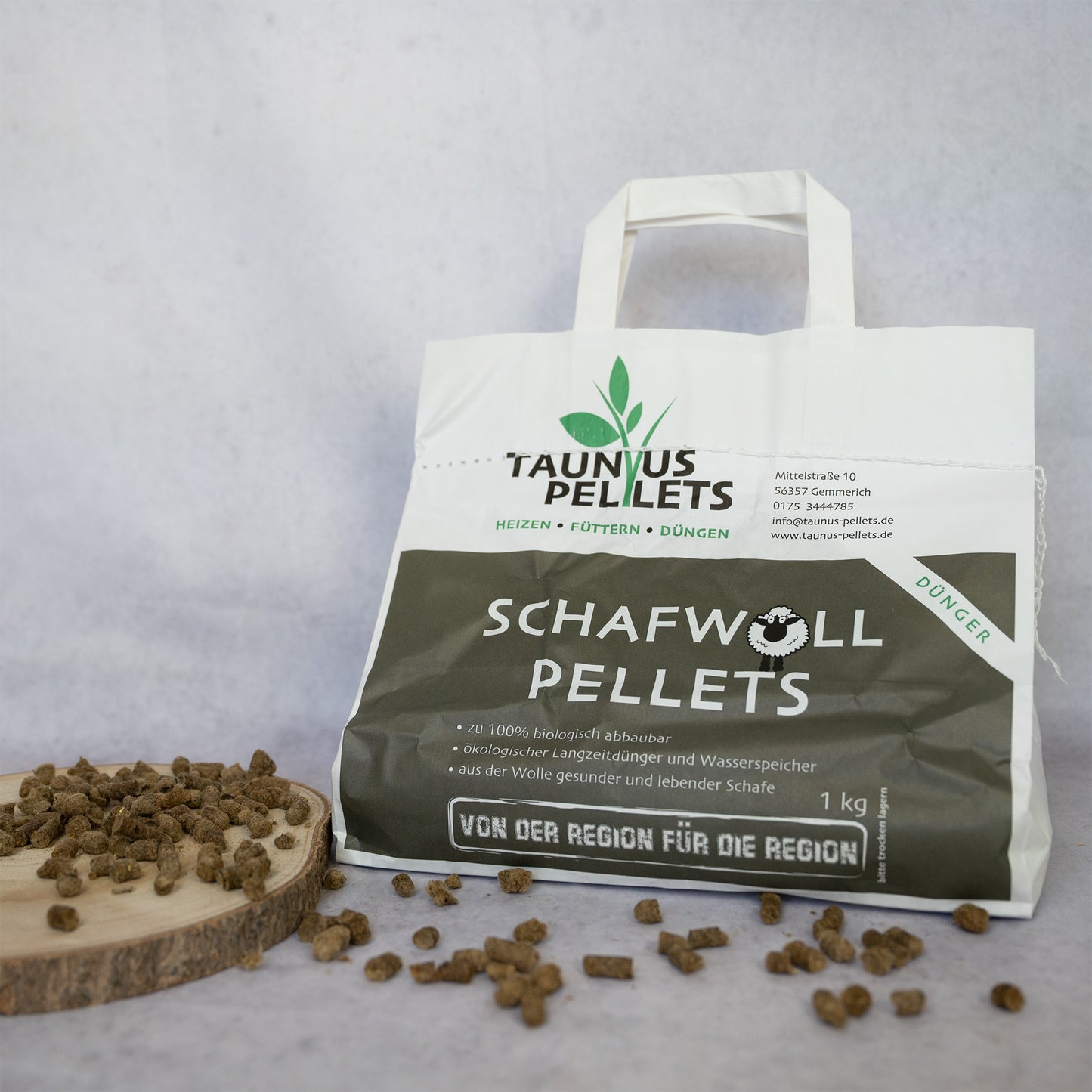 Schafwollpellets
