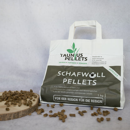 Schafwollpellets