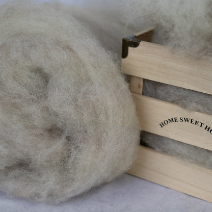 Vlies Schafwolle Coburger Fuchs/Merino